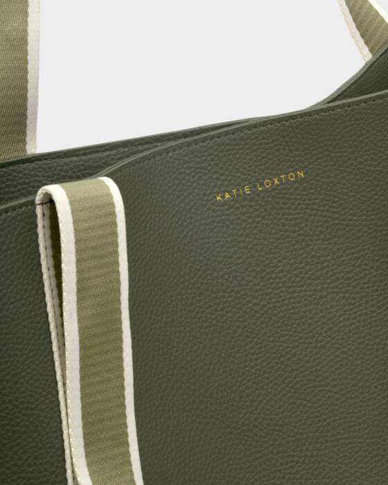 Katie Loxton Khaki Hallie Tote Bag