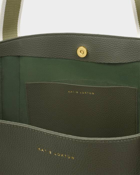 Katie Loxton Khaki Hallie Tote Bag