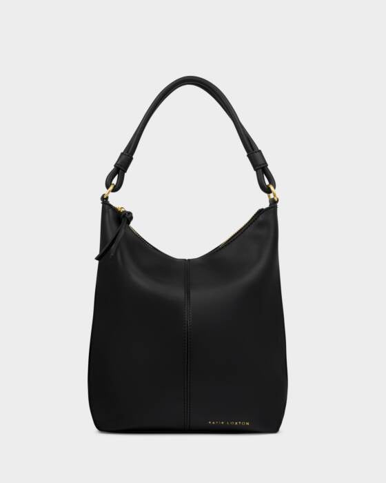 Katie Loxton Black Hallie Satchel Bag