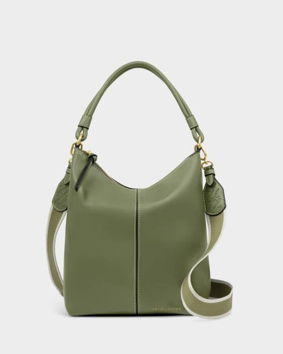 Katie Loxton Khaki Hallie Satchel Bag