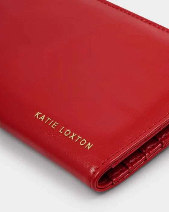 Katie Loxton Red Arden Wristlet Purse