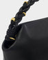 Katie Loxton Black Arden Braided Top Handle Bag