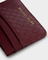 Katie Loxton Cherry Nova Woven Textured Cardholder