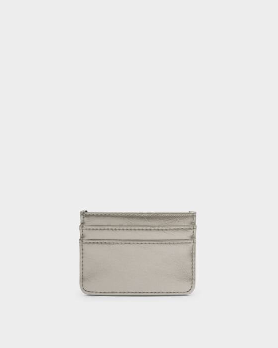 Katie Loxton Pewter Nova Textured Patent Cardholder