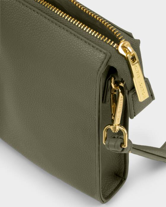 Katie Loxton Khaki Avery Slim Crossbody Bag