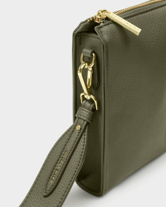 Katie Loxton Khaki Avery Slim Crossbody Bag