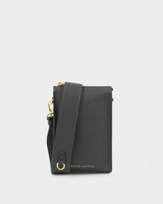 Katie Loxton Graphite Avery Slim Crossbody Bag