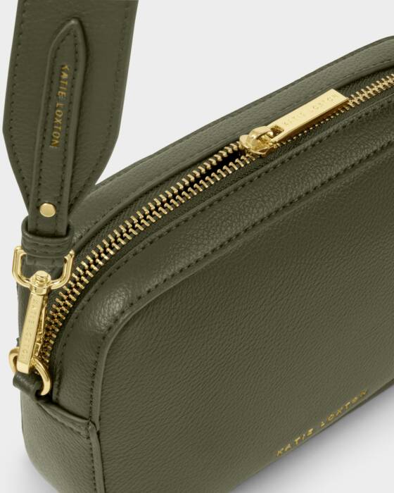 Katie Loxton Khaki Avery Small Crossbody Bag