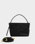 Katie Loxton Black Taya Woven Suedette Top Handle Bag