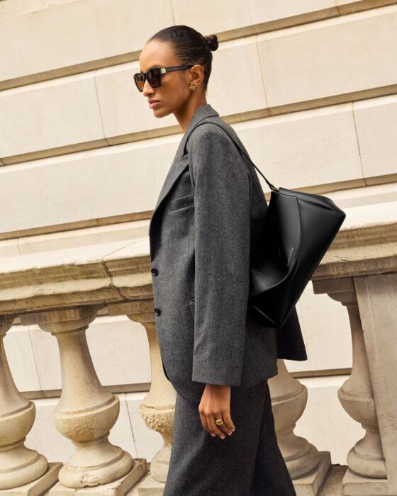 Katie Loxton Black Sloane Shoulder Bag