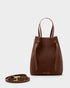 Katie Loxton Chocolate Suedette Celina Bucket Bag