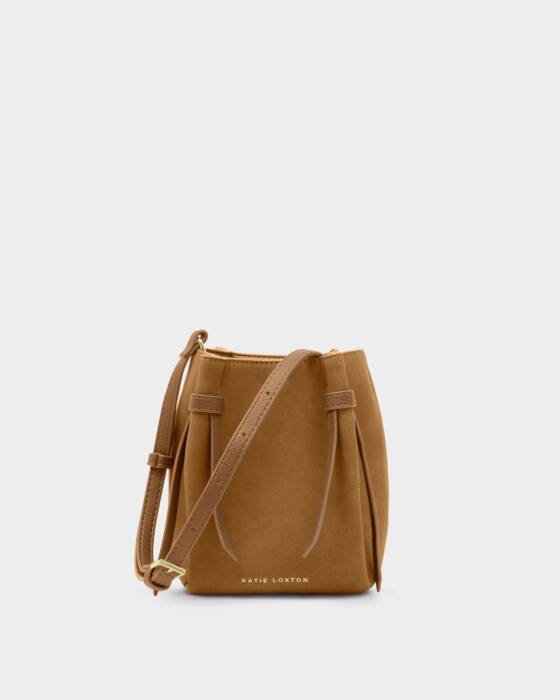 Katie Loxton Caramel Suedette Celina Bucket Bag