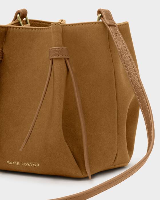Katie Loxton Caramel Suedette Celina Bucket Bag
