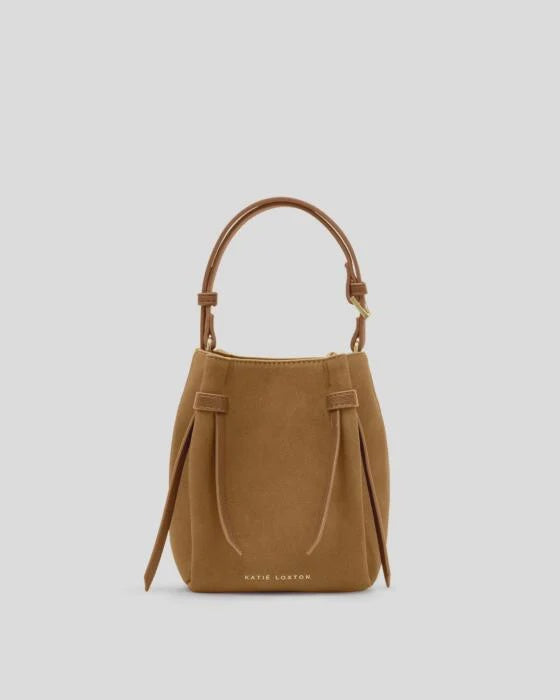 Katie Loxton Caramel Suedette Celina Bucket Bag