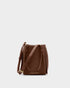 Katie Loxton Chocolate Suedette Celina Mini Bucket Bag