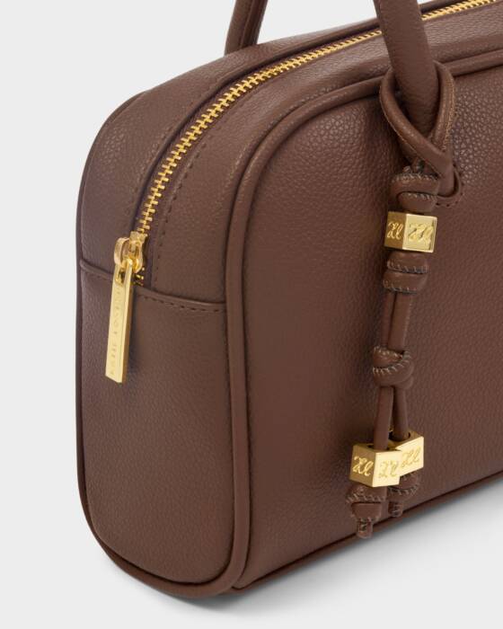 Katie Loxton Dark Chocolate Hadley Bowling Bag