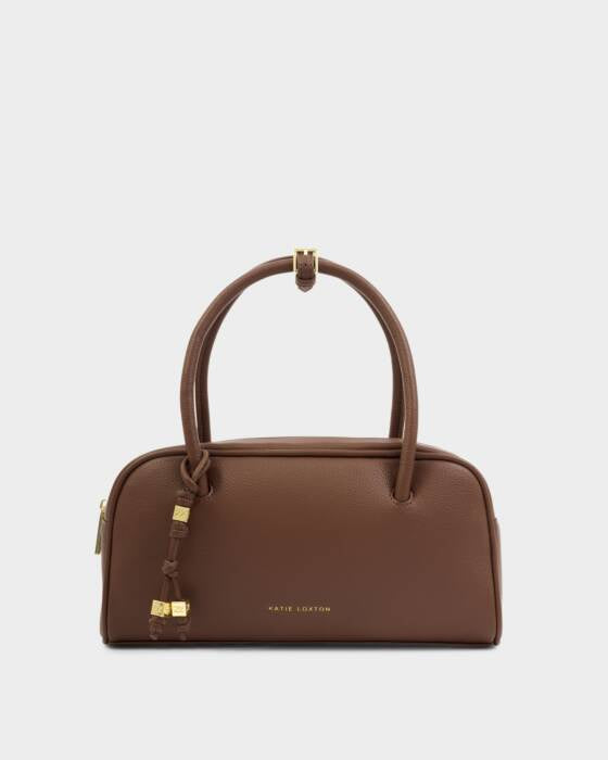 Katie Loxton Dark Chocolate Hadley Bowling Bag