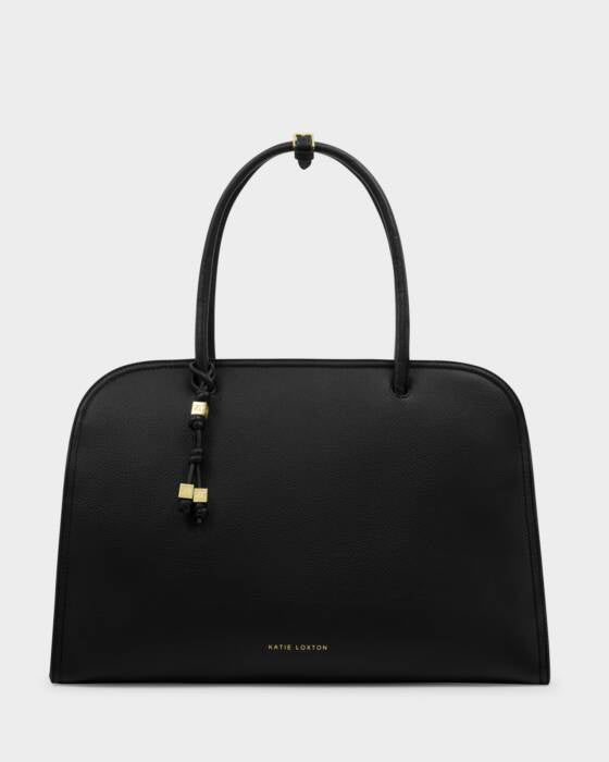 Katie Loxton Black Hadley Shoulder Tote Bag