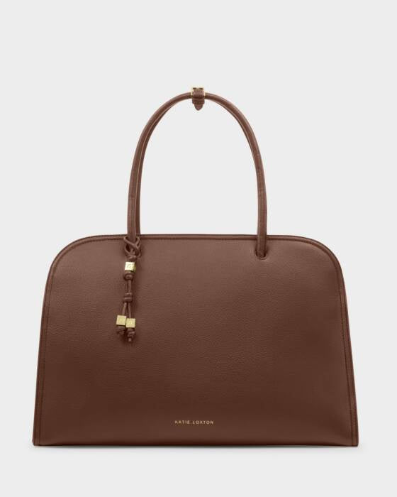 Katie Loxton Dark Chocolate Hadley Shoulder Tote Bag