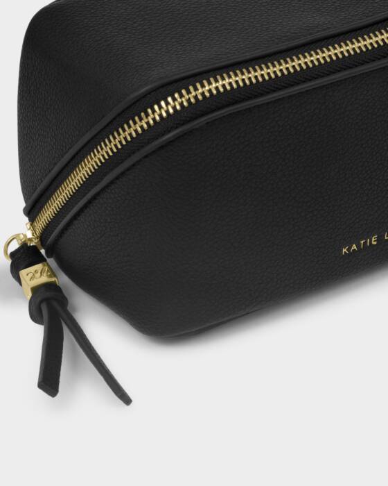 Katie Loxton Black Fold Out Mirror Make Up Bag