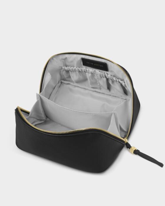 Katie Loxton Black Soho Medium Wash & Make Up Bag