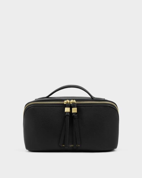 Katie Loxton Black Soho Medium Wash & Make Up Bag