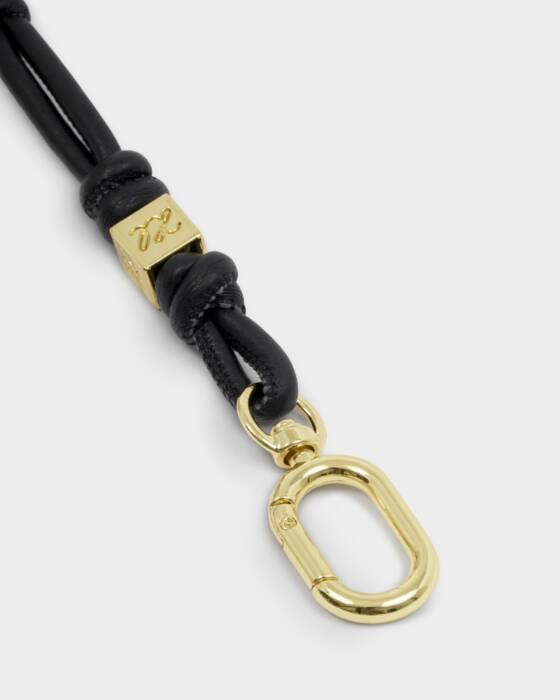 Katie Loxton Black Gia Bag Charm Keyring