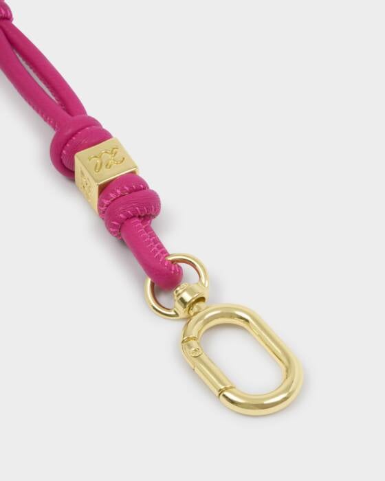 Katie Loxton Fuchsia Gia Bag Charm Keyring