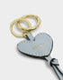 Katie Loxton Moonstone Blue Happy Heart Bag Charm Keyring