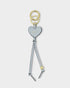 Katie Loxton Moonstone Blue Happy Heart Bag Charm Keyring