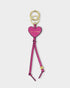 Katie Loxton Fuchsia Girl Power Heart Bag Charm Keyring