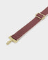 Katie Loxton Deep Rose Tipped Stripe Canvas Strap