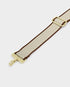 Katie Loxton Cognac Tipped Stripe Canvas Strap