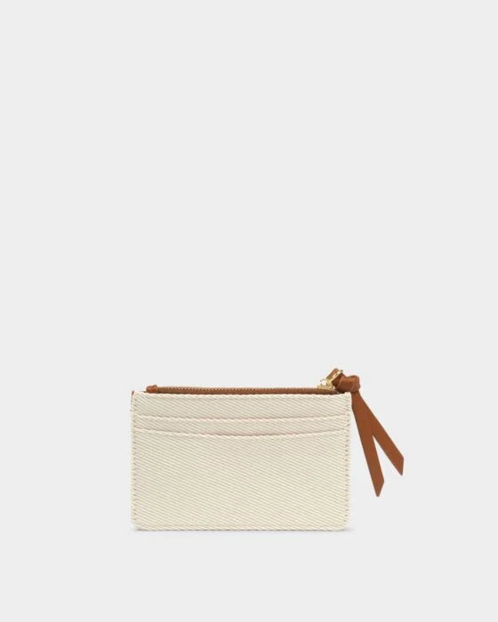 Katie Loxton Canvas Cognac Hallie Coin & Cardholder