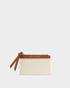 Katie Loxton Canvas Cognac Hallie Coin & Cardholder