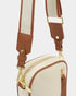 Katie Loxton Canvas Cognac Hallie Small Crossbody Bag
