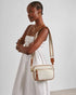 Katie Loxton Canvas Cognac Hallie Crossbody Bag