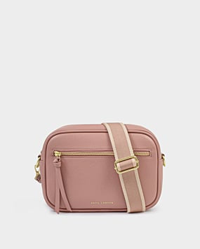 Katie Loxton Pink Heather Hallie Crossbody Bag