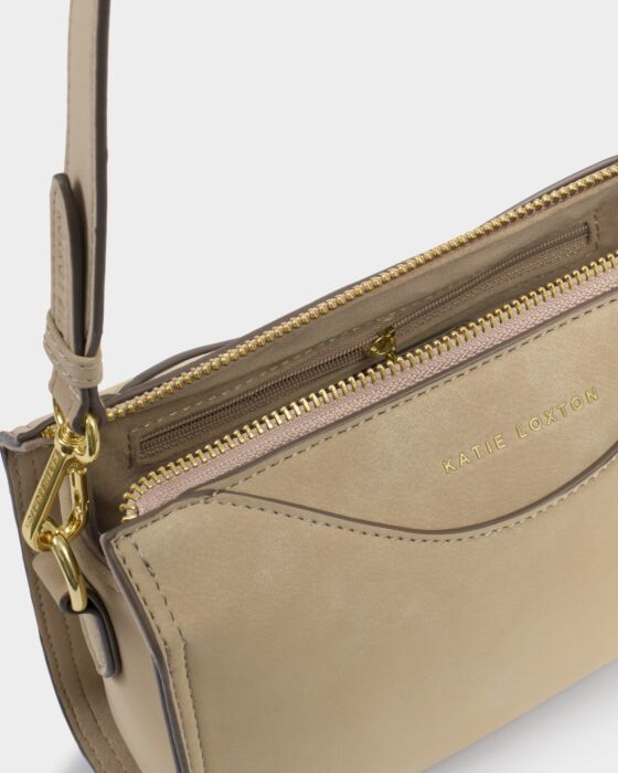 Katie Loxton Desert Sand Suedette Alba Crossbody Bag