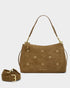 Katie Loxton Caramel Suedette Alize Studded Shoulder Bag