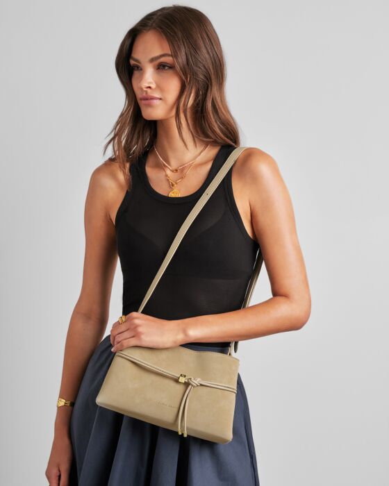 Katie Loxton Desert Sand Suedette Lori Crossbody Bag