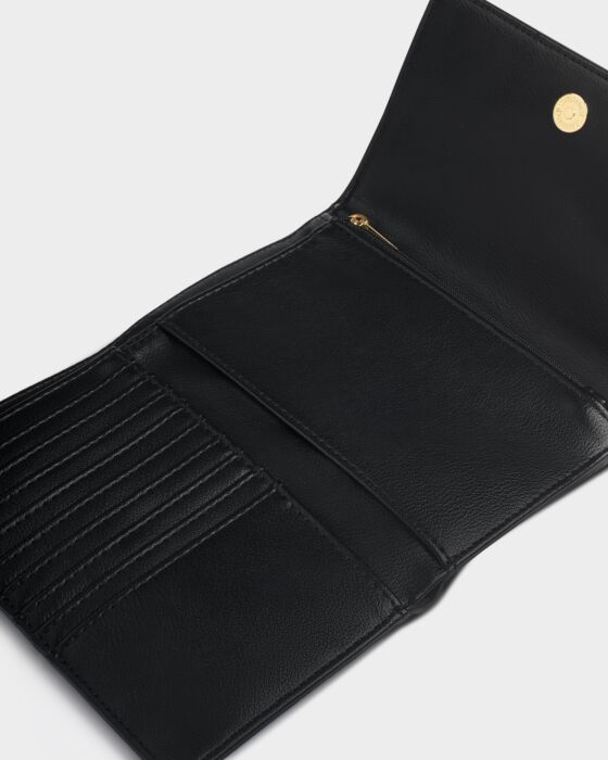 Katie Loxton Black Taya Woven Purse