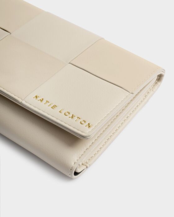 Katie Loxton Off White Taya Woven Purse