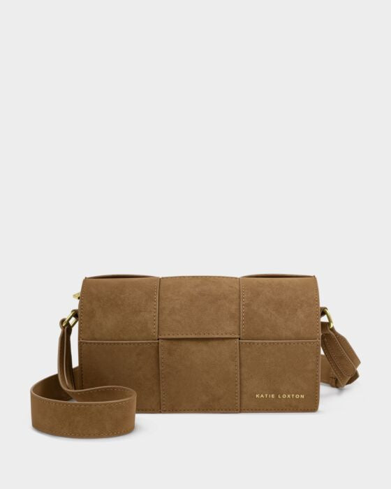 Katie Loxton Caramel Taya Suedette Crossbody Bag