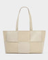 Katie Loxton Off White Taya Woven Suedette Tote Bag