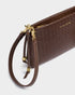 Katie Loxton Dark Chocolate Woven Nova Small Shoulder Bag