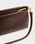 Katie Loxton Dark Chocolate Woven Nova Small Shoulder Bag