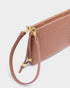 Katie Loxton Pink Clay Woven Nova Small Shoulder Bag