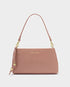 Katie Loxton Pink Clay Woven Nova Small Shoulder Bag