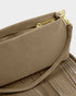 Katie Loxton Taupe Suedette Cali Fringe Small Shoulder Bag